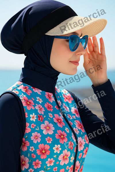 Ritagarcia Straw Tennis Player Beige Visor Hat