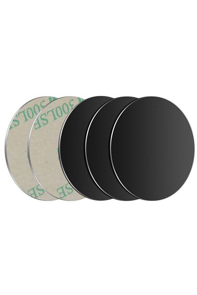 Choice 5pcs Black Round Magnetic Metal Plate For Car Phone Holder Universal Iron Sheet Disk Sticker Mount M