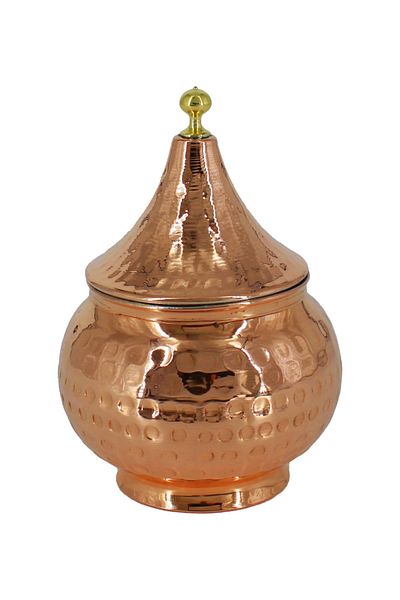 Tanemce Tabbal Dome Spice Rack Hand Forged Red Copper Spice Rack