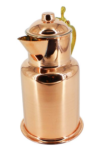 Tanemce Velvet Milk Jug 500 ml Plain Red Copper Milk Jug