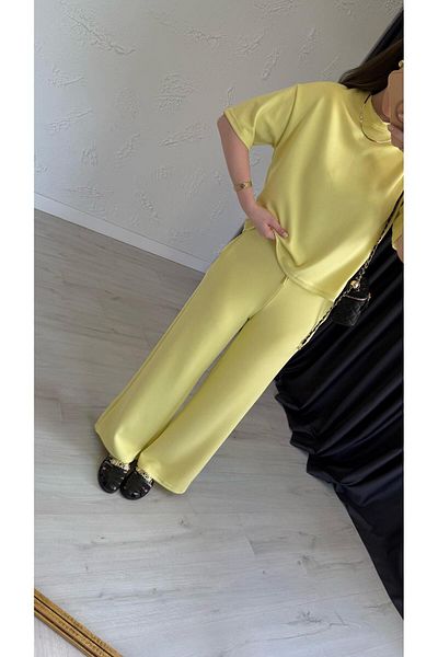 elif teke New Season Osyo Modal Suit Yellow