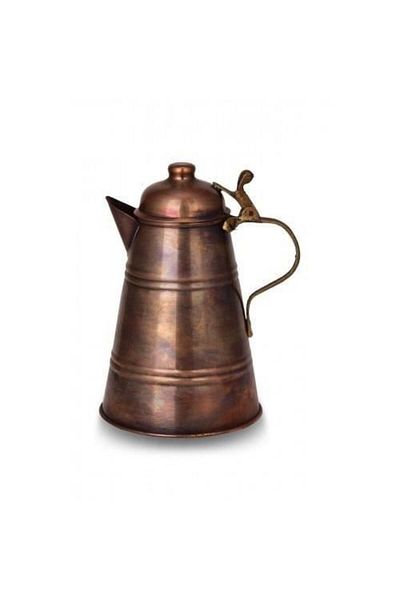 Tanemce Kervan Milk Jug 1050 ml Flat Oxide Copper Milk Jug