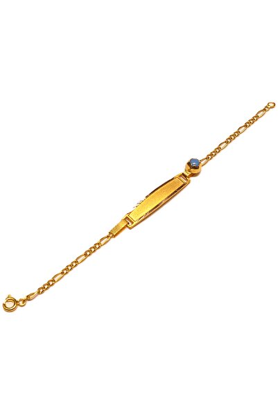 Hakan Güler Kuyumculuk 14 Ayar Altın Figaro Model Bebek Künyesi