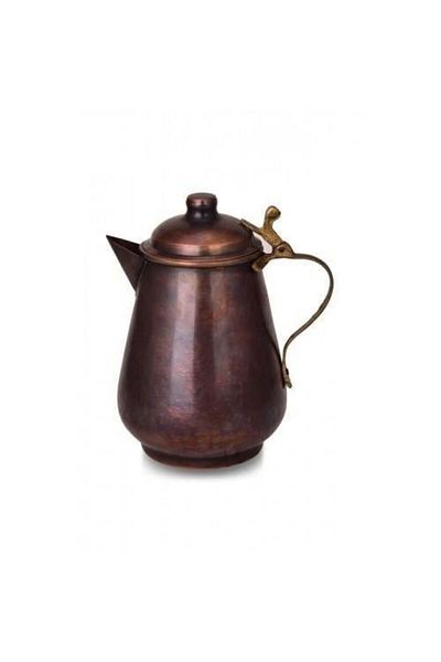 Rotanev Kovan Milk Jug 1250 ml Flat Oxide Copper Milk Jug