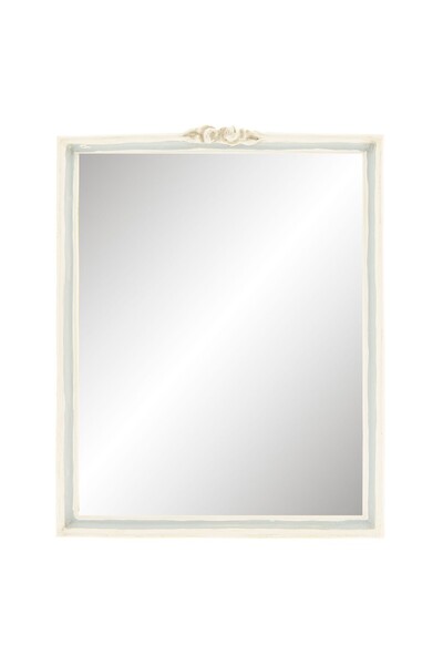 Clayre & Eef Oglindă decorativă de perete din polistiren gri 22x2x28 cm