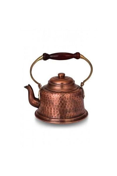 Tanemce Maraş Teapot Hand Forged Oxide Copper Teapot