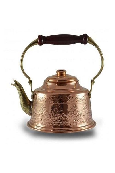 Tanemce Maraş Teapot Staple Processing Red Copper Teapot