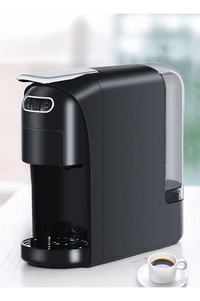 TOSCANA U 3-in-1 Coffee Maker 700ml 1400W, Capsule Coffee Maker with Detachable Water Tank and Auto Shut-Off