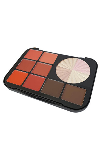 Beauty كنتور بودر 6 الوان بيوتي لارا اضاءه احمر خدود كريمي بودره حواجب