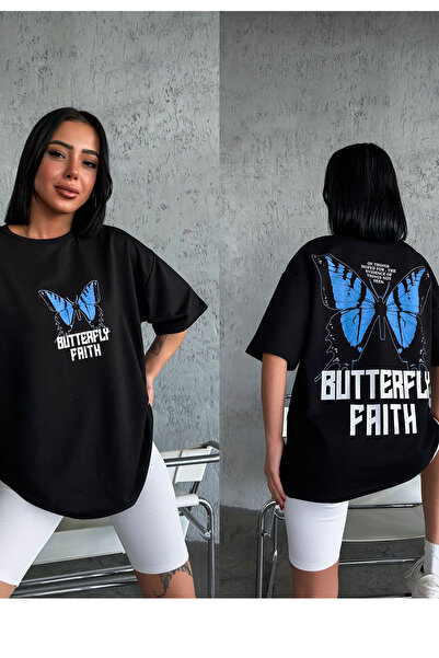 SB Moda Φούτερ Unisex Oversize με στάμπα