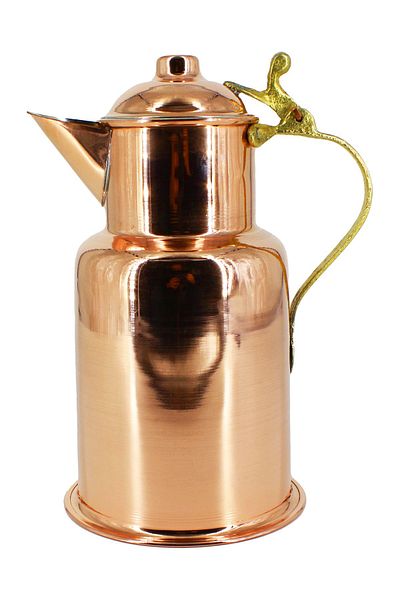 Tanemce Velvet Milk Jug 500 ml Plain Red Copper Milk Jug