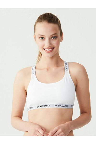 U.S. Polo Assn. ΒΑΣΗ. Polo Assn. 66117 Γυναικείο Μπουστάκι με Σταυρό Μέντα
