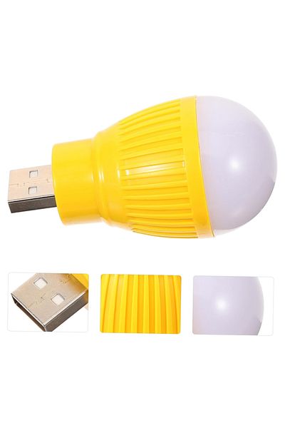 andela USB White Night Lamp Mini Bulb Lighting (5057)