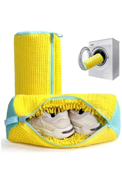Orient Shoe Washing Machine Bag for Washer & Dryer - Durable Polyester Laundry Bag with Zipper Closure