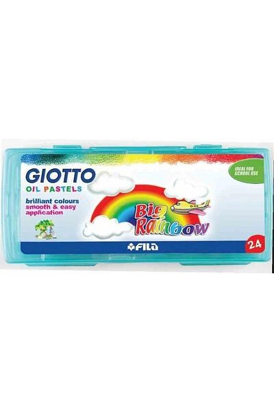Giotto Big Rainbow Pastel 24-Piece Plastic Box / 295200