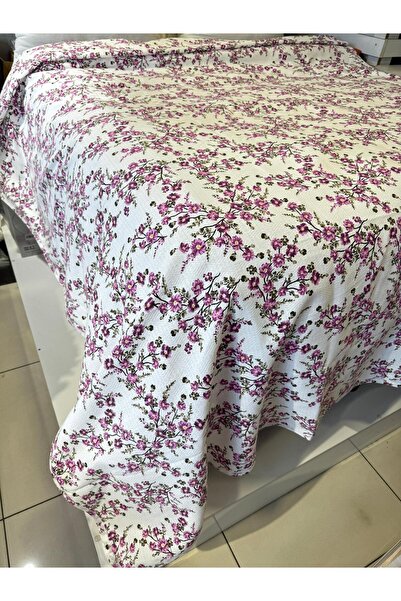 ŞENER HOME Plum Branch Pattern Printed 150X240 Cm. Single Single Pike