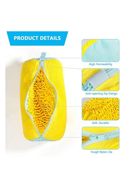 Orient Shoe Washing Machine Bag for Washer & Dryer - Durable Polyester Laundry Bag with Zipper Closure