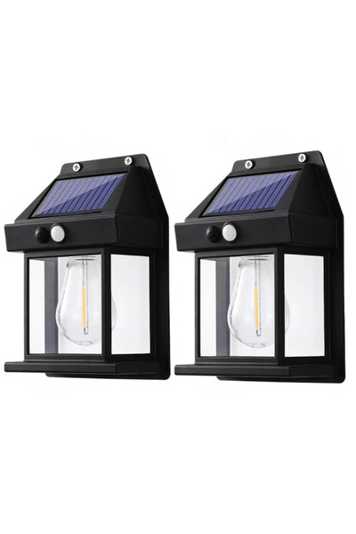 Forlife 12Watt Güneş Enerjili Solar Dekoratif Duvar Apliği (2 Adet)