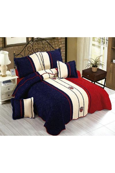 OEM Bedspread Set, 5 Pieces, 100% Cotton, Double Bed, 230×250 Cm