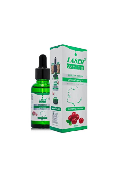 LASER WHITE سيرم الأربوتين لتفتيح الوجه وشد المسام من ليزر وايت-30مل