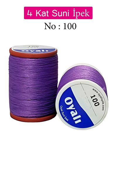 Royaleks Embroidered 4 Layers Rayon Yarn Needlepoint Beading Floss Crochet No:100