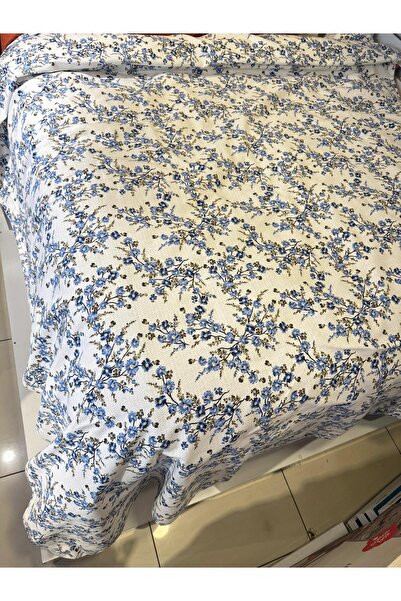 ŞENER HOME Plum Branch Pattern Printed 200X240 Cm. Double (Battal) Single Pike