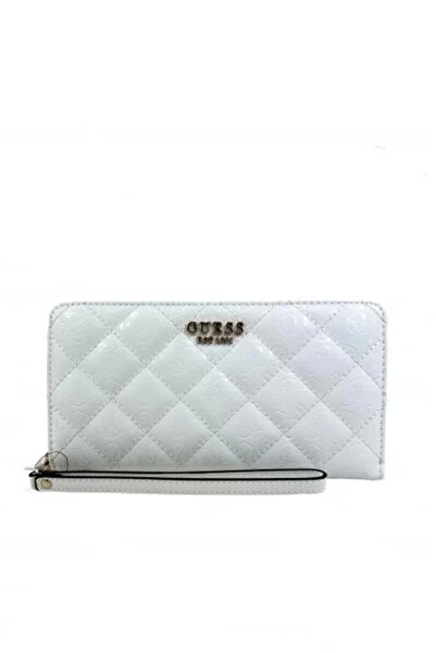 Guess LAUREL SLG CHEQUE ORGANIZER Kadın Beyaz Cüzdan SWGG8500163-WHI