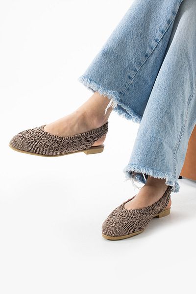 StWenn Women's Knitted Sandals Ballet Shoes Women's Shoes Casual Shoes