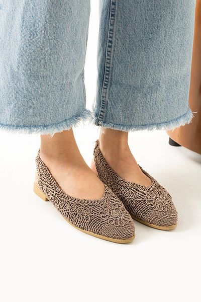 StWenn Women's Knitted Sandals Ballet Shoes Women's Shoes Casual Shoes
