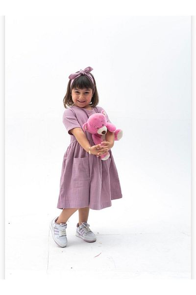 Zelhankids Rochie de muselină din 2 piese pentru fetiță
