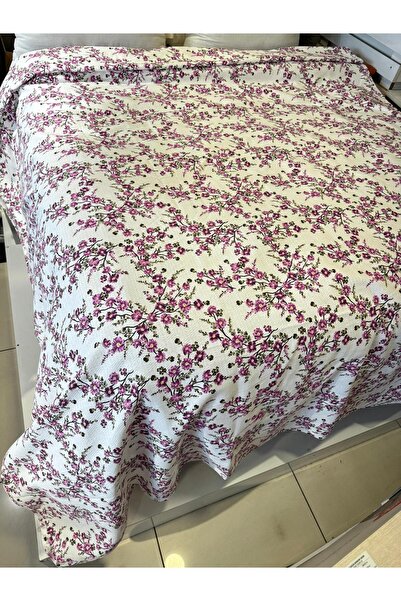 ŞENER HOME Plum Branch Pattern Printed 150X240 Cm. Single Single Pike