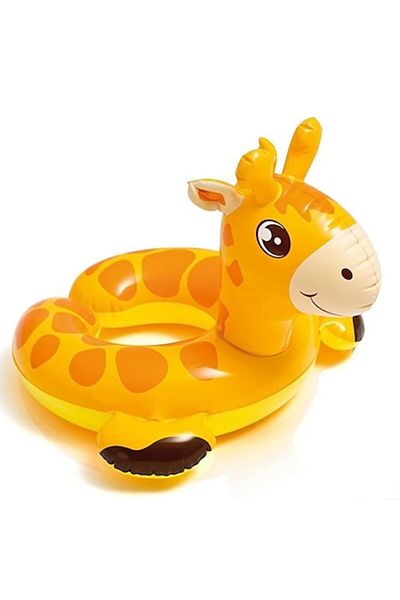 Intex Inflatable Swim Ring, Giraffe, Intex, 69 cm