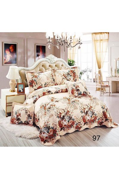 OEM Bedspread Set, 5 Pieces, 100% Cotton, Double Bed, 230×250 Cm