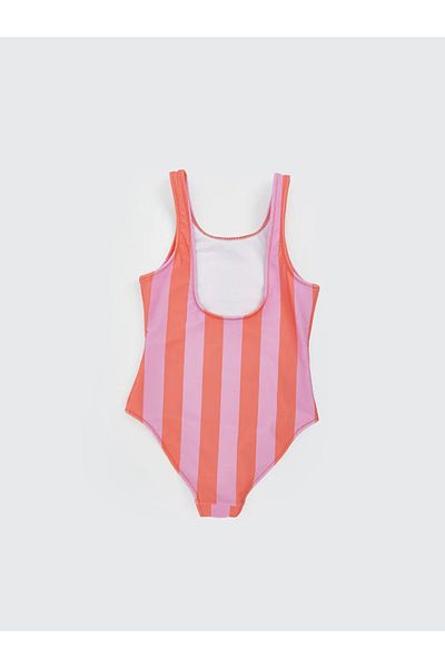 LC Waikiki Lcw Kids Pink Quick Dry Uv Protection Swimsuit for Girls