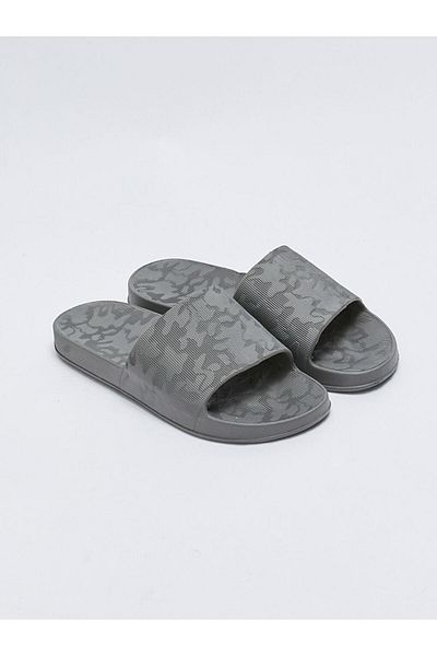 LC Waikiki Papuci pentru bărbați cu model de camuflaj cu o singură curea (S2)