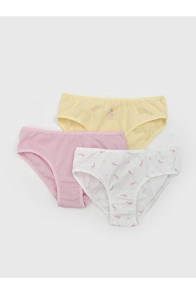 LC Waikiki Set of 3 Printed Panties for Girls