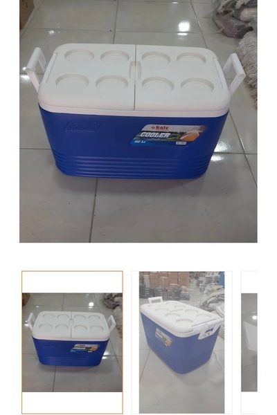 LeesHome 60 Litre Oto Termos-ıce Box mavi