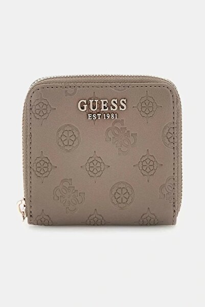 Guess Gerty Slg Small Zip Around Women Brown Wallet Swpd9529137-Drt