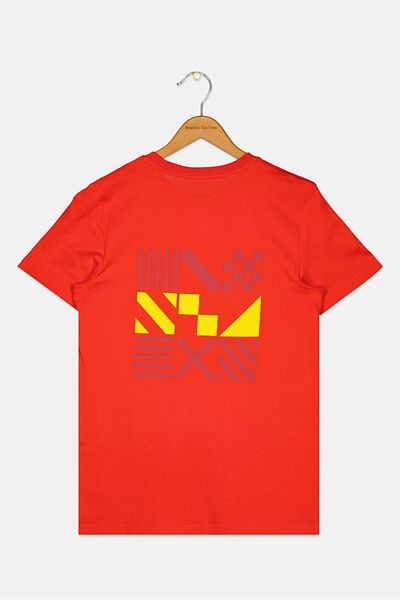 Puma Kids Boy Short Sleeve Outdoor T Shirt, Red