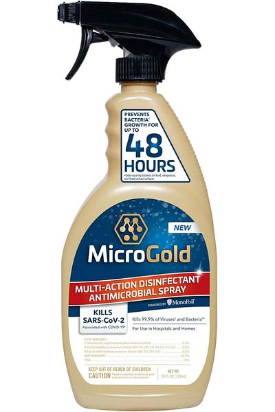micropan MicroGold Multi-Action Disinfectant Antimicrobial Spray