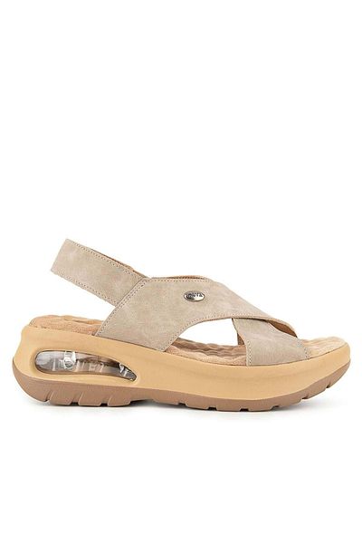 Muya Nwanwa Anatomical Air Max Sole Heel Spur Women's Sandals Cream