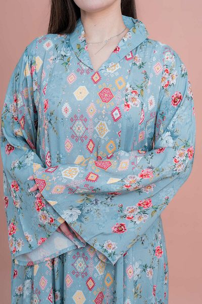 IKKXA Elegant Long Sleeve Formal Jalabiya
