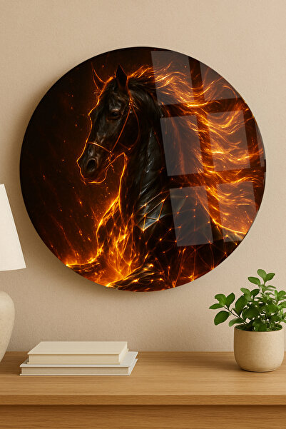 TAULART DESIGN DE TABLĂ DE CRIȘTAL NEROZBIT TABLĂ ROTUNDĂ DE STICLA RESISTENT...