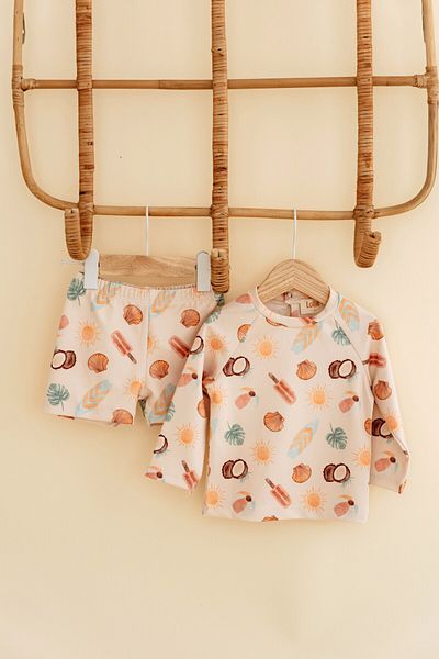 Lollie Baby&Kids Uv Protection Swimsuit Baby & Kids - Hawaii