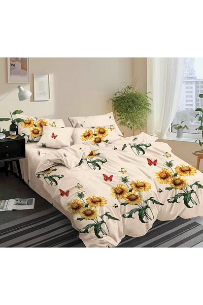 CHIRASO CHIRASO Finet Bedding Set, 6 Pieces, 2 Persons, Sheet 245x250, Quilt 200x230, 4 Pillowcases, Print