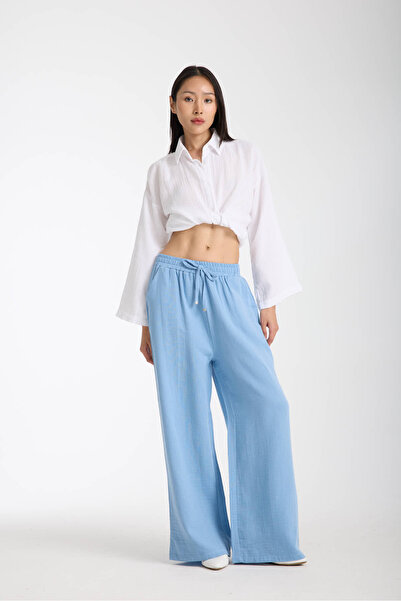 kaphone 10 Women's Muslin Palazzo Pants