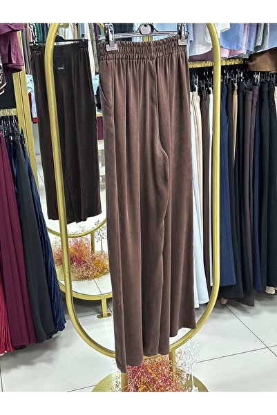 Sentez İPEK CUPRA GENİŞ PAÇA PANTOLON