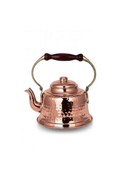 Tanemce Maraş Teapot Hand Forged Red Copper Teapot