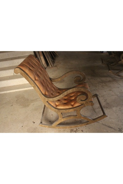 Mobisam Ahşap Tasarım Ahşap Sallanan Sandalye & Baba koltuğu & Emzirme Koltuğu