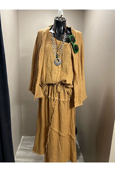 İTALYAN keten italyan etek